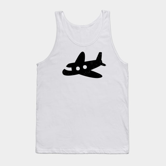 Cute Airplane Tank Top by PsychicCat